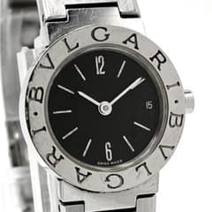 신품 배터리 / BVLGARI 시계 BB 23 SS 라운드 실버 데이트