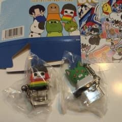 BIG BOYS LEDキーキャップキーホルダーれじぇくん　すいかねこカード2枚のサムネイル