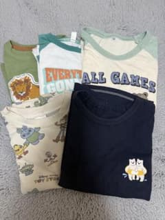 子ども服 半袖Tシャツ 5着まとめ売り 95〜100サイズ トイ・ストーリー入りのサムネイル