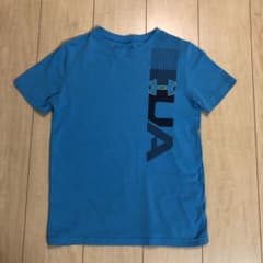 アンダーアーマー 水色Tシャツ150 YLG145-155HEATGEARのサムネイル
