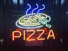 オリジナル ネオンサイン PIZZA ピザ ガラス管 看板 オーダー対応