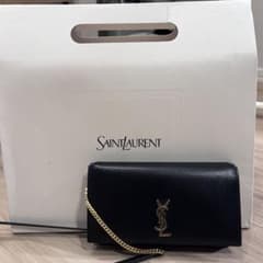 安心鑑定付属品完備　YSL フォンホルダー ショルダーバッグのサムネイル