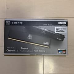 【未使用】TEAM DDR5 6000Mhz PC5-48000 16GBx2枚のサムネイル