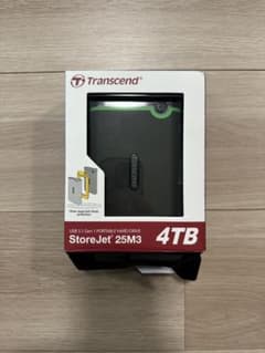 Transcend StoreJet 25M3 4TB 未使用に近いのサムネイル