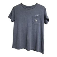 ユニクロUT PEANUTS ポケット付きTシャツ XL グレーのサムネイル