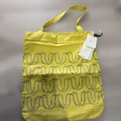 mina perhonen ribbon bird トートバッグ イエロー mina perhonen ribbon bird トートバッグ イエロー - メルカリ
