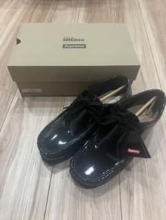 Supreme clarks クラークス　パテント　エナメル　ワラビー　美品のサムネイル