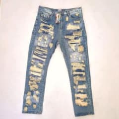 新品 WANNA / L.F.S.E 55 DISTRESSED JEANS 2
