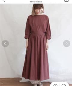 KBF Web限定 バックリボンワンピースのサムネイル