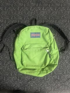 古着　used JANSPORT ジャンスポーツ 緑 リュック　バックパックのサムネイル