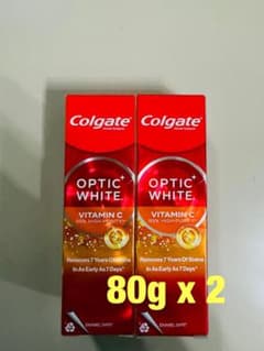 新製品 Colgate Optic White Vitamin C 80g x2のサムネイル