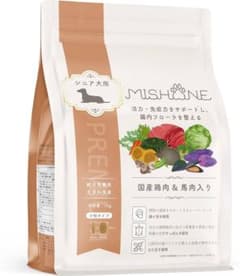 MISHONE シニア犬用 ドライフード 1kg 国産鶏肉＆馬肉 - メルカリ