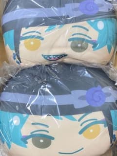 ツイステ　ビッグおまんじゅうクッション　ジェイド　フロイドのサムネイル