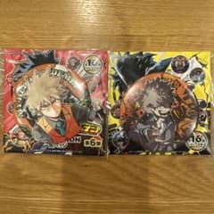 僕のヒーローアカデミア 缶バッジ 爆豪勝己 2点セットのサムネイル