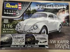 미사용 제품 Revell 1/16 VW KÄFER 1951/52 플라스틱 모델