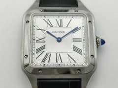 【美品】カルティエ サントス デュモン LM WSSA0022 国際保証残あり