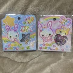 フワフワらびちゃん おはじきシールのサムネイル