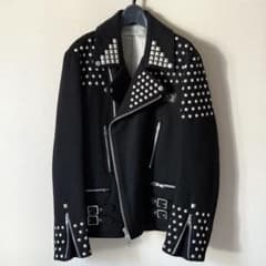 Azuma. アズマ　刺繍スタッズ　ライダースジャケット　鋲ジャン Azuma. アズマ 刺繍スタッズライダースジャケット 鋲ジャン