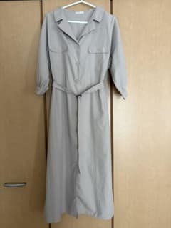 COLZA シャツワンピース ベージュ Lサイズのサムネイル