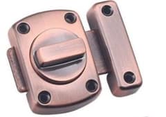 銅色 亜鉛合金製 ドアロック 55mm x 51mm 複数割引ありのサムネイル