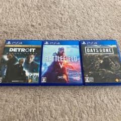 PS4ソフト 3本セットのサムネイル