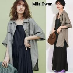 Mila Owen　ミラオーウェン　ボックスシルエット　半袖　シャツ ジャケットのサムネイル