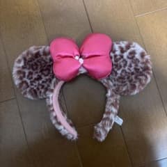 ミニーヒョウ柄カチューシャのサムネイル