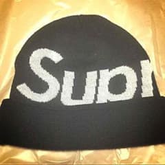 used supreme big logo knit capのサムネイル