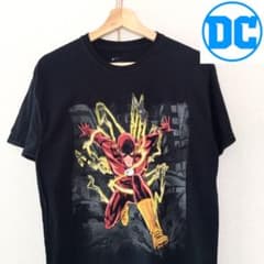 ジャスティス・リーグ フラッシュ 半袖Tシャツ 黒のサムネイル
