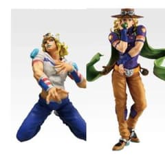一番くじジョジョの奇妙な冒険STEEL BALL RUN ABフィギュアセットのサムネイル