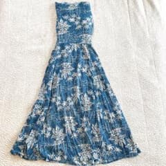 kahiko カヒコ　2WAY サッシュスカート　ベアワンピ 南国柄のサムネイル