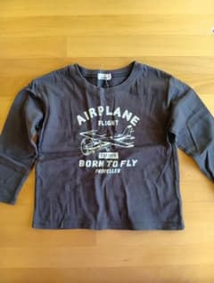 pairmanon 長袖Tシャツ 飛行機プリント 100cmのサムネイル