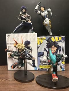히로아카 피규어 4체 세트 미도리타니 출구 폭호 카츠미 신조인사 이이다 텐야 BANPRESTO