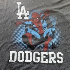 激レア】 トリプルコラボ スパイダーマン ドジャース XXL Tシャツ 