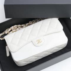 極美品❣️ CHANEL シャネル キャビアスキン チェーンショルダーバッグ