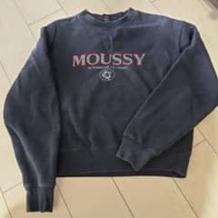 MOUSSY ブラックトレーナーのサムネイル