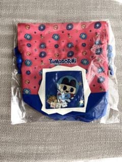 新品未開封◆大たまごっち展 シャカシャカ巾着ポーチ まめっちのサムネイル
