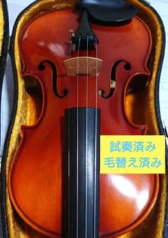 高級 バイオリン 鈴木 No.280 4/4 証明ラベル有、弓ケース付 定価7万