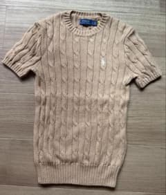 POLO RALPH LAUREN ケーブルニット 半袖 セーター S 未使用のサムネイル