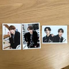 なにわ男子（藤原丈一郎）生写真 3枚セット L判のサムネイル