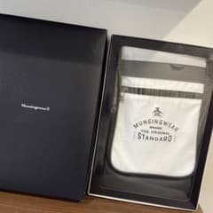 【新品未使用】munsingwear ゴルフ　シューズケースのサムネイル