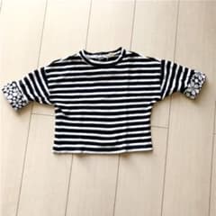 ボーダーカットソー ロンT（アプレレクール）のサムネイル