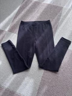 【美品】HEATTECH EXTRA WARM ブラックレギンス 130のサムネイル