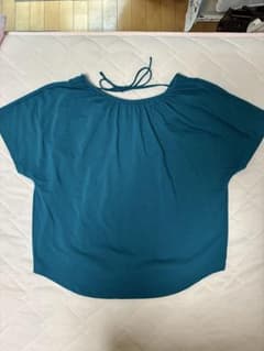 earth music&ecology ギャザーTシャツ ブルーグリーン Fのサムネイル