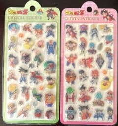 【2種類】ドラゴンボール　ぷっくりシール　ぷくぷく立体シール 悟空　男の子　3Dのサムネイル