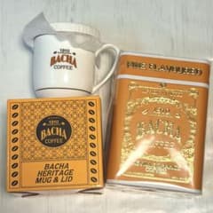 【25%オフ】BACHA COFFEE 缶箱 +マグカップ 2点新品未開封のサムネイル