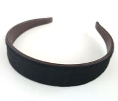 COACH*ブラックハラコ カチューシャ*ヘアバンド幅広 - メルカリ