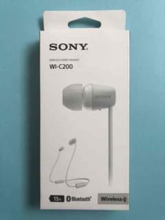 【新品】SONY Bluetooth ワイヤレスイヤホン WI-C200のサムネイル