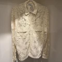 S〜MサイズBODE vintage レースブラウス　レディースOK 白ホワイト