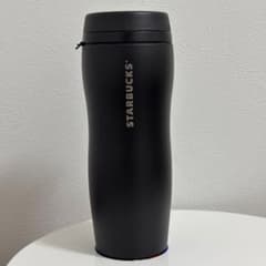 Starbucks カーヴドリサイクルステンレスボトル マットブラックのサムネイル